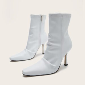 New Fine With Pleated Short Boots Female Martin Boots