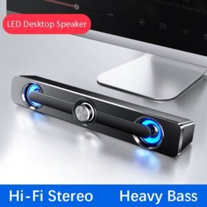 USB Wired Powerful Computer Speaker Bar Stereo Subwoofer