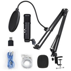 USB Condenser Microphone Mobile Computer Game Live Microphone
