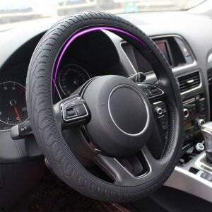 Car Silicone Steering Wheel Case Cover Skid-proof