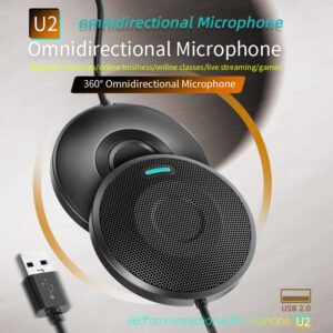 360° Pickup Video Voice Call USB Omnidirectional Microphone