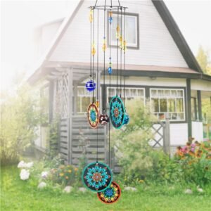 2 Style Wind Chimes Decoration for Patio,Balcony,Garden