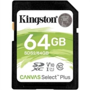 Kingston Canvas Select Plus 64 GB Class 10/UHS-I (U1) SDXC – 1 Pack