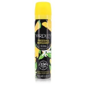 Yardley Freesia & Bergamot Body Fragrance Spray 2.6 Oz For Women