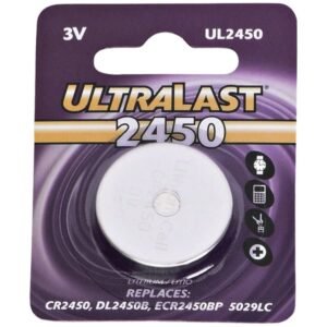 Ultralast UL2450 UL2450 CR2450 Lithium Coin Cell Battery