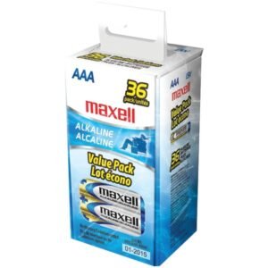 Maxell 723815 – LR0336B AAA Alkaline Batteries (36 Pack)