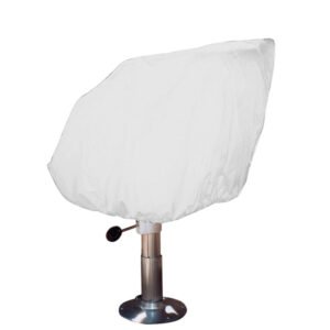 Taylor Made Helm/Bucket/Fixed Back Boat Seat Cover – Vinyl White