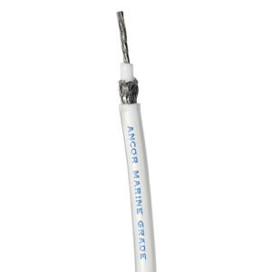 Ancor RG 8X White Tinned Coaxial Cable – Sold By The Foot