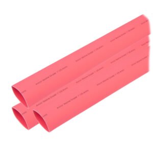 Ancor Heat Shrink Tubing 1″ x 3″ – Red – 3 Pieces