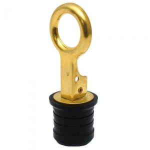 Sea-Dog Brass Snap Handle Drain Plug – 1-1/4″