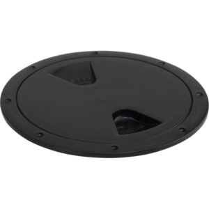 Sea-Dog Screw-Out Deck Plate – Black – 4″