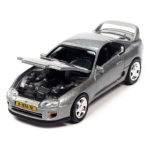 1997 Toyota Supra Quicksilver Metallic “Modern Muscle” Limited Edition 1/64 Diecast Model Car by Auto World