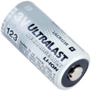 Ultralast ULCR1213R1 ULCR123R CR123 Rechargeable Replacement Battery