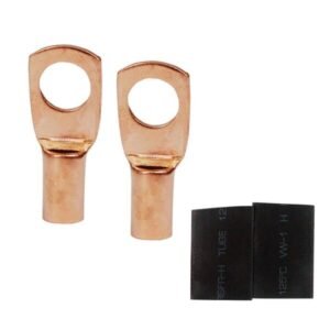 Nippon 8 gauge copper ring tongue terminal #1/4