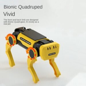 Solar Powered Electric Mechanical Dog Robot Science Toy