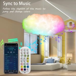 USB Cloud Light APP Control Music Synchronization 3D