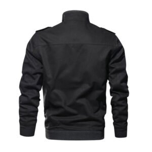 Gothic Plus Size Men’s Jacket Long Sleeve Stand Collar Slim Shirt