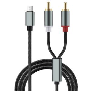 Applicable To Type-c 35mm To Dual RCA Audio Lotus Line Computer Cellphone Speaker Adapter Cable